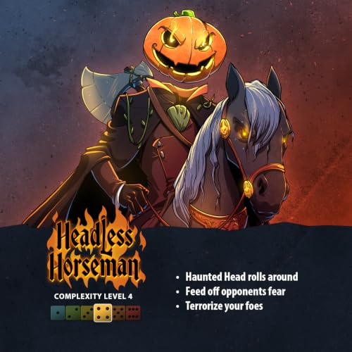 Dice Throne Box Game - Strategic Dice & Card Battler (Headless Horseman) - style: Headless Horseman