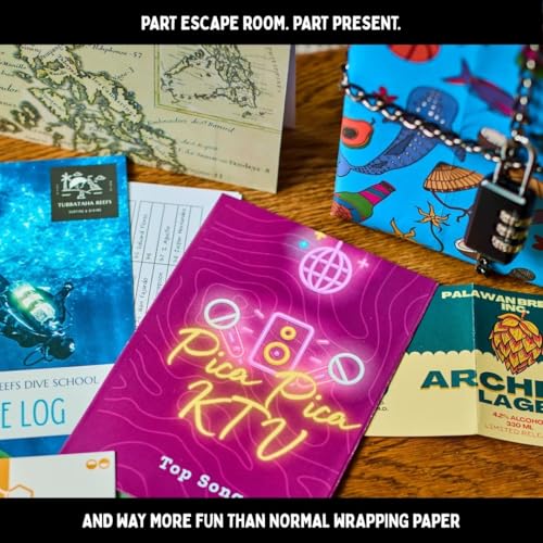 A Lock, A Chain & an Escape Room Game | Immersive Real Life Mystery Game | Solve The Puzzle to Unlock The Gift | Padlock'd The Philippines | Family-Friendly for Game Night or Date Night | Age 14+ - style: Padlock'd Philippines