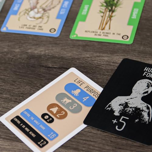 Reincardnated by Doolittle Gaming - A Turn-Based Deck Drafting Card Game - Strategy Party Game for 2-6 Players on Family Game Night