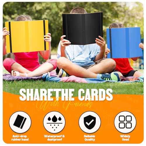 Card Binder 9-Pockets, Trading Card Binder, 20 Pages, 360 Card Capacity Collection Binder, Card Folder for MTG, TCG, Game Cards & Sports Cards(Black) - color: Black