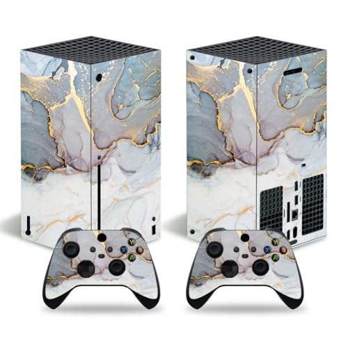 Xbox Series X Stickers Full Body Vinyl Skin Decal Protective Cover for Microsoft Xbox Series X Console and Controllers (Series X disc B) - color: Series X disc B