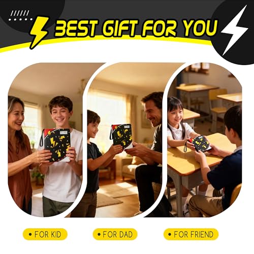 Trading Card Binder 4 Pocket,400 Pocket Card Collection Binder with 50 Removable Sleeves,PU Waterproof Top Card Book,3-Ring Zipper Collectible Trading Card Album for MTG/TCG/Card Holder Gift(Black) - color: Black, size: Small