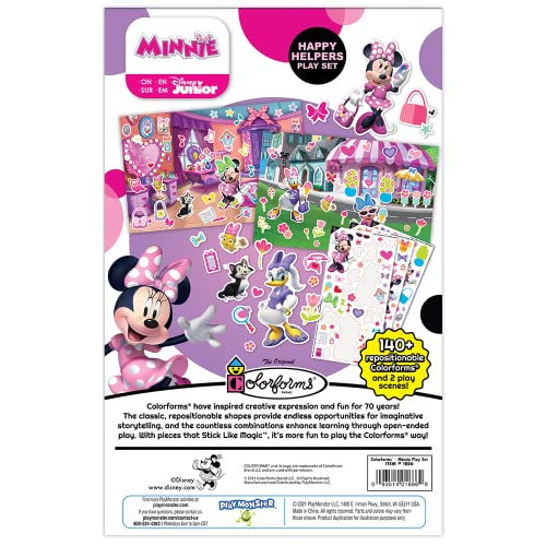 Colorforms — Disney Minnie Mouse Box Set — Pieces Stick Like Magic! — Fun Storytelling Play — Ages 3+ - style: Minnie Mouse