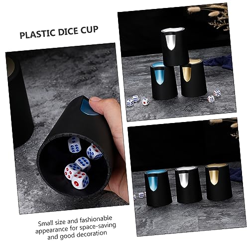1pc Stylish Plastic Dice Cup Compact Dice Storage Container for Parties Ktv and Game Easy to Clean Lightweight Design for Entertaining and Decorating Spaces