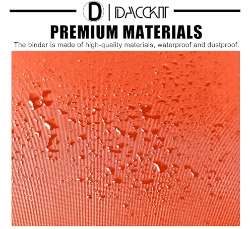 Premium 2000 Pocket Card Binder - 20 Pocket Trading Card Binder with Sleeves Fits 2000 Cards, Ringless Card Album for TCG - Model A,Bright Orange - color: 20P - Bright Orange
