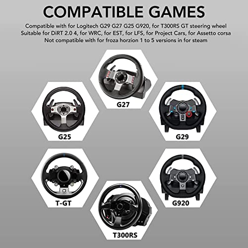 USB Shifter, 8 speed shifting Shifter for Logitech G29 G27 G25 G920 and T300RS GT Steering Wheel, USB Simulator Suitable for DiRT 2.0 4 WRC EST LFS