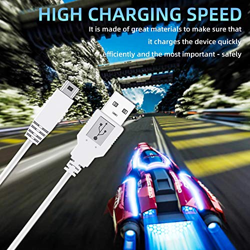 2Pack 10FT Charger Cable for Wii U Gamepad, AC Power Adapter Charger Cord for Nintendo Wii U Gamepad Remote Controller