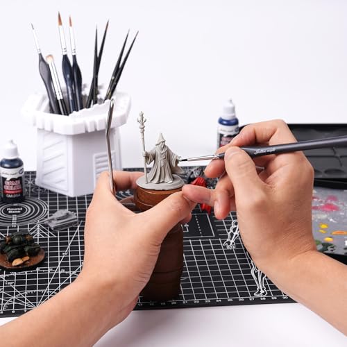 Golden Maple Miniature Painting Handle - 360 Degree Rotating Miniature Holder for Tabletop Miniatures, Fantasy Models, Kits for Acrylic Painting & Detailing