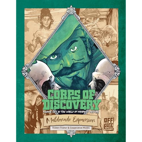 Corps of Discovery: Maldonado Expansion – Hidden Traitor & Cooperative Modes for The Adventure Board Game | 2–4 Players | Ages 14+ - style: Maldonado Expansion