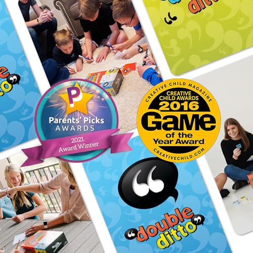 Inspiration Play Double Ditto - a Hilarious Award-Winning Family Party Game for 4-20 Players (Ages 8 and up)