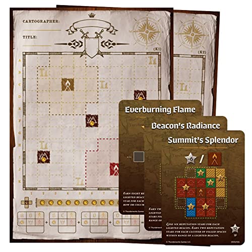 Cartographers: Map Pack 5, Kethra’s Steppe | Expansion for The Award-Winning Game of Map Drawing | Strategy Flip and Write Fantasy Board Game | Family Game for 1-75 Players by Thunderworks Games - style: Pack 5