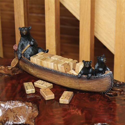 Rivers Edge Products Canoe Dominos Set, 10", 2-10 Players