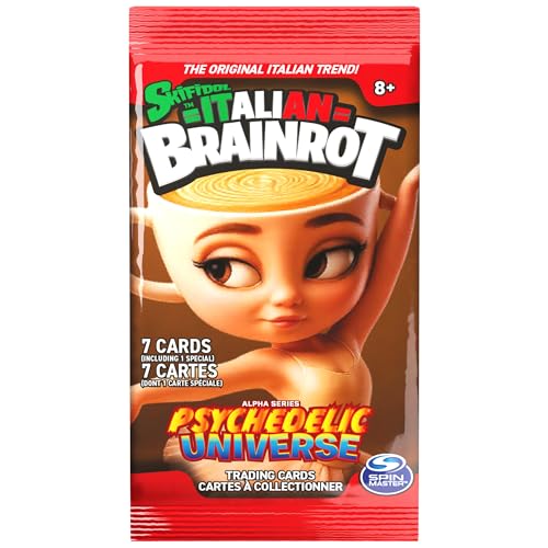 Trading Card Game 24-Pack Wave 1 Booster Box | Psychedelic Universe, Includes 168 Cards Total, 24 Blind Booster Packs, Collect 150 Cards from TCG Wave 1, For Ages 8 & Up - style: 24-Pack Blind Booster Box, 168 Cards