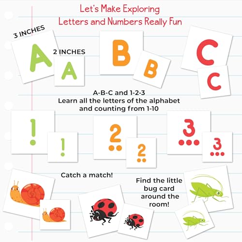 Briarpatch, Letter Number or Bug Game, Early Preschool Learning for Toddlers, Kindergarten and 1st Grade