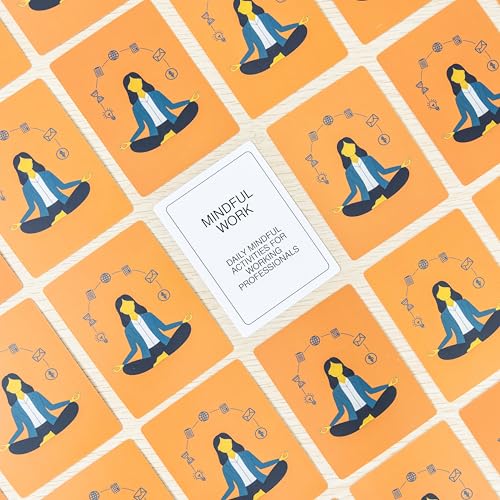 100 Mindful Work Cards – Mindfulness & Self‑Care Prompts for Professionals | Desk & Travel Deck for Stress Relief, Focus, Motivation & Well‑Being - style: Work Cards