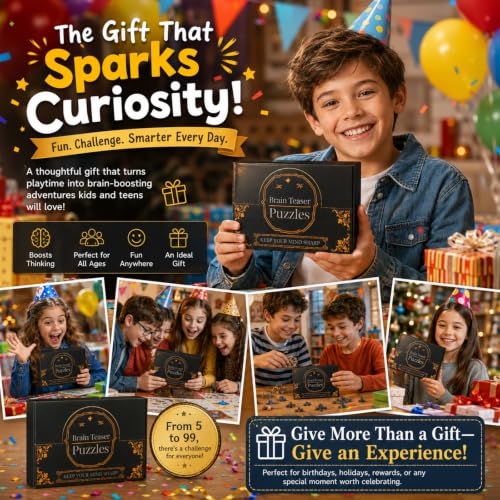 24 Pcs Brain Teaser Puzzles for Kids Teens Adults - Metal Puzzles 3D Puzzle Game Toys for Adults Teens Kids - Metal Unlock Interlocking Puzzle Adult IQ Education Smart Toys
