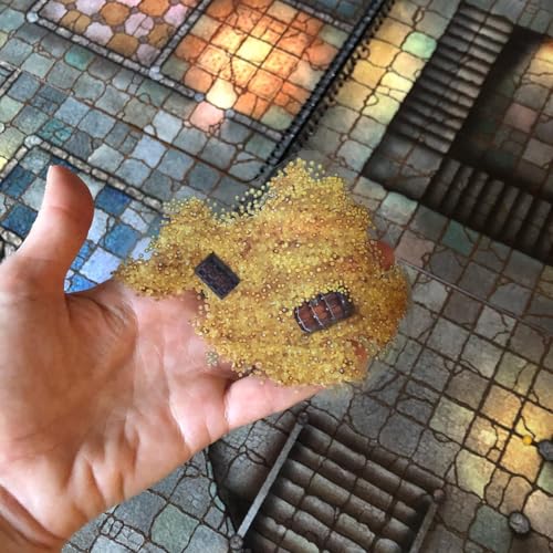 Add On Scenery for RPG Maps Dungeon Extras, Ages 14+, 2-10 Players | Reusable Dungeon Static Clings Pack 90+, RPG Battle Map Decals for Tabletop Games