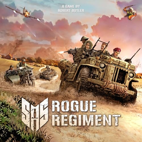 Word Forge Games: SAS Rogue Regiment - Core Game, Strategy Board Game, WWII Stealth Action Game, Military Theme, Ages 14+, 1-4 Players, 60 Min - style: Base Game