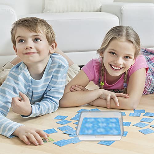 4 Pcs Blank Playing Card Cases, Clear Plastic Deck Box Holders for Game Cards & More - color: 4 PCS Clear