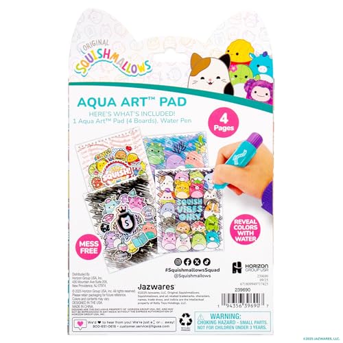 Original Squishmallows™ Aqua Art - style: Squishmallows