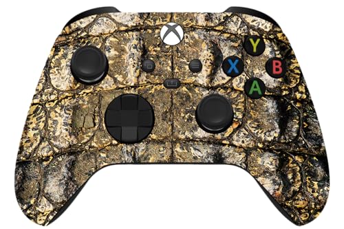 ProControllers LLC Wireless Custom Controller Compatible with PC, Windows 10+, Series X/S & One (Series X/S Crocodile) - color: Series X/S Crocodile