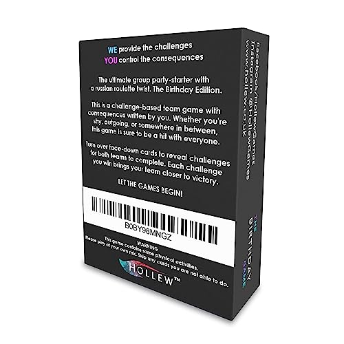 The Outrageous Birthday Card Game | Adult Games for Birthdays | Party Games | Birthday Gifts for Women & Men, Party Gift Ideas for Him or Her, Boyfriend and Girlfriend | Fun Card Games for Adults - style: The Birthday Game