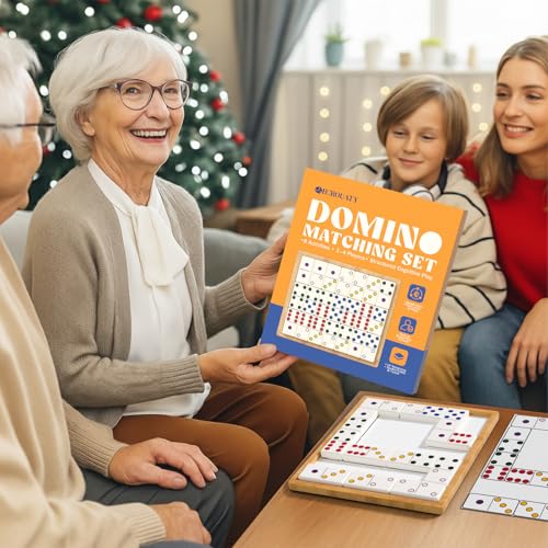 Dementia Activities for Seniors, Dominos Activity Kits for Dementia Patients, Memory Puzzle Games for Adults with Alzheimers, Dementia Products & Gifts for People with Dementia, Elderly Men & Women