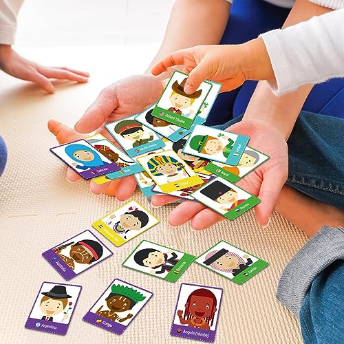 gisgfim 100 PCS Memory Matching Game Never Forget a Face Concentration Memory Card for Kids Educational Ages 3-8 A Fun & Fast Matching Games - style: Never Forget a Face