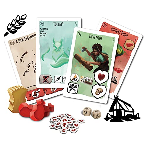 Z-Man Games Paleo A New Beginning Board Game Expansion - Forge a New Chapter in Human History! Cooperative Strategy Game for Kids & Adults, Ages 10+, 2-4 Players, 45-60 Minute Playtime - style: Paleo A New Beginning Expansion