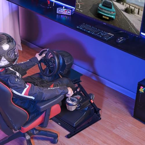 VEVOR G920 Racing Steering Wheel Stand Shifter Mount fit for Logitech G25 G27 G29 G920 G923 Thrustmaster T330TS Mainstream Brands Gaming Wheel Stand Wheel Pedals NOT Included Racing Wheel Stand - size: L-shaped lite
