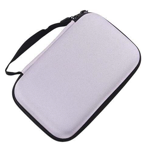 JINMEI Hard EVA Carrying Case Compatible with R36MAX/RG40XX V /RG CubeXX/ RG Cube/ Powkiddy RGB30 4-Inch Handheld Game Console Case (grey) - color: grey