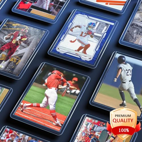 400 Hard Plastic Card Sleeves, Premium Baseball Card Protectors, 3"x 4" Trading Cards Sleeves, Sports Game Cards Holder Top Cases (200 Hard Sleeve + 200 Soft Sleeve) - size: 200 Hard Sleeves + 200 Soft Sleeves