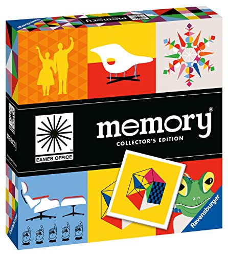 Ravensburger Eames Office Memory: Collector’s Edition - A Modern Design Matching Game for All Ages 3 and Up