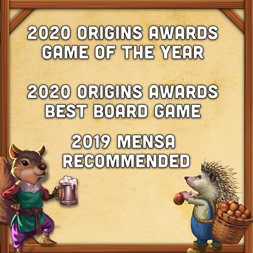 Tiny Towns: Villagers Expansion, Adds Villagers, New Buildings & Monuments | 1-6 Players, Ages 14+, 45 Mins, Anthropomorphic Animals