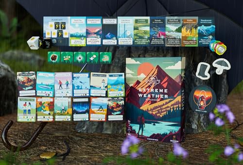 Extreme Weather Expansion | Designed to be Added to Bear Mountain Camping Adventure Base Game | Easy to Learn | Ages 10+ | for 1-4 Players | Perfect for Outdoor Enthusiasts