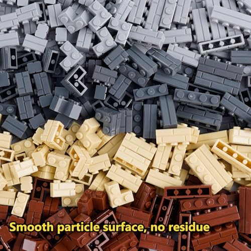 Wall Classic Bricks Parts and Pieces: 340 PCS Masonry Profile Accessories Building Block Sets(Mix) - color: Mix