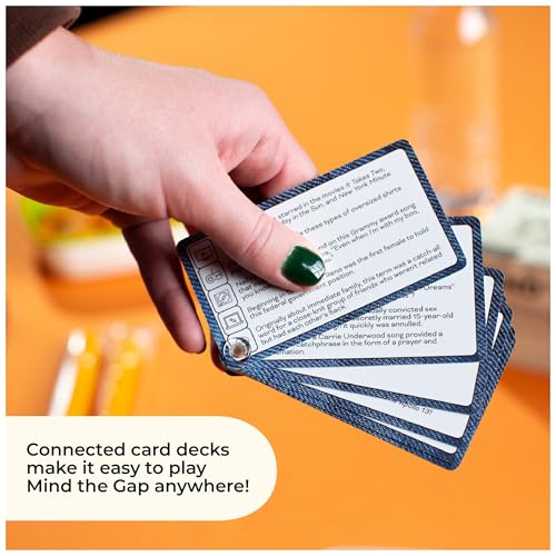 Spin Master Games, SolidRoots Mind The Gap Travel Edition, A Trivia Game for All Generations, Road Trip Fun on The Go, 2-12 Players, for Ages 10 & Up - color: Mind the Gap-travel Edition