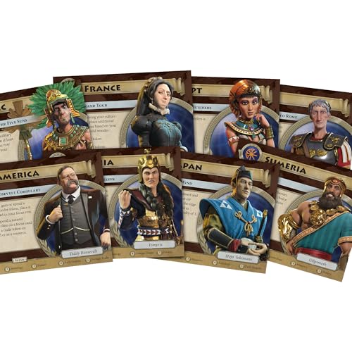 Asmodee Sid Meier's Civilization: A New Dawn Board Game - Rewrite History Your Way! Strategy Game for Kids & Adults , Ages 14+, 2-4 Players, 1-2 Hour Playtime