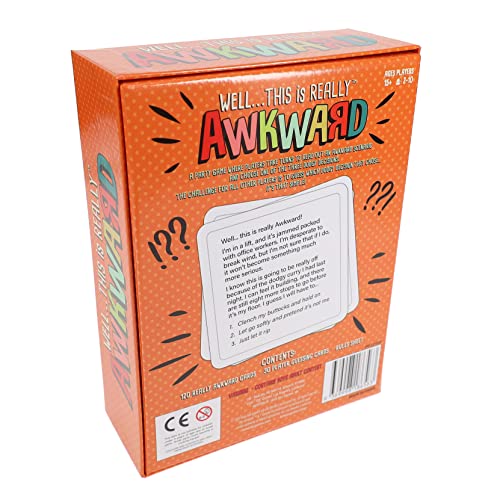 TDC Games Awkward Card Game - A Funny Party Game - Learn How Your Friends and Family Handle Uncomfortable Situations