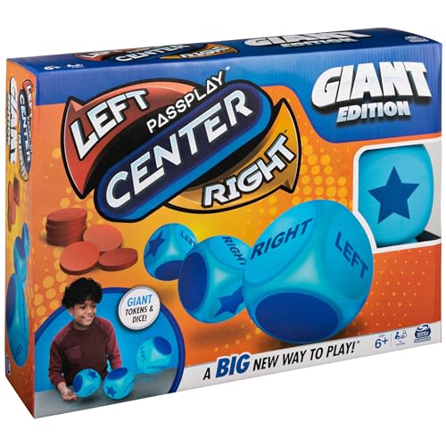 Spin Master Games Left Center Right Giant Edition Family Game - style: Giant Left Center Right