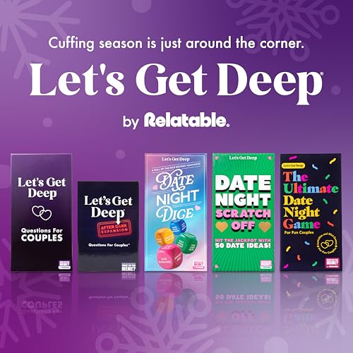 Date Night Scratch-Off Cards by Relatable, Gifts and Unique Date Night Ideas for Couples, Discover Fun Couples Activities for Day and Night, Includes Coin and 50 Scratch-Off Cards, for Ages 17+ - style: Date Night Scratch Off