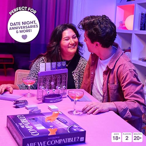 Are We Compatible? by Relatable, A Romantic Relationship Card Game and Couples Games for Adults - Perfect for Fun Date Night Ideas, Gifts for Girlfriend, or Wedding Gifts for Newlyweds - style: Are We Compatible