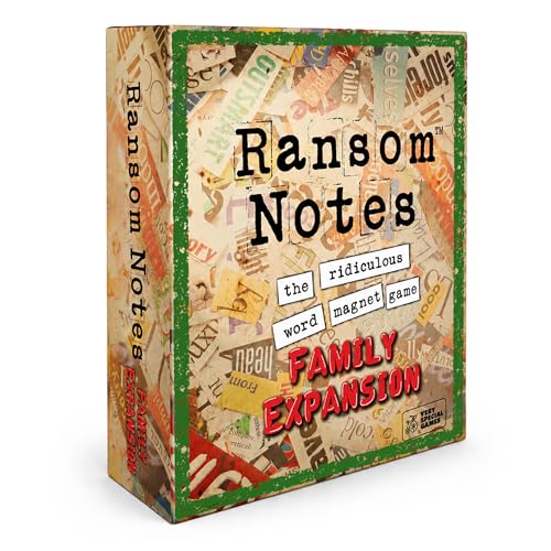 Ransom Notes Expansion Pack, Family Edition - The Ridiculous Word Magnet Party Game, 3+ Players - color: Family Expansion Pack