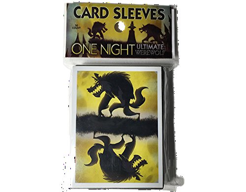 One Night Werewords Card Sleeves by Bezier Games – Card Game Accessory - style: Card Sleeves