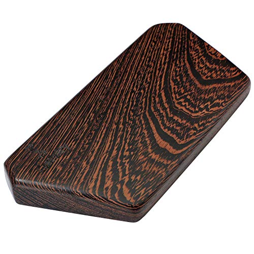 Wooden Keyboard Wrist Rest and Mouse Pad - Solid Wood Palm Guard for Keyboard and Mouse - Wenge, 6.9in - color: Wenge, size: 6.9in