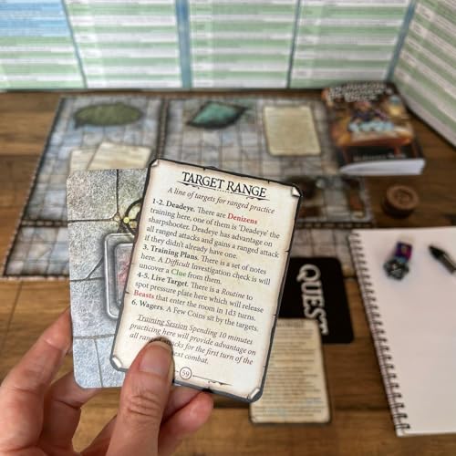 Dungeon Designer’s Deck, 100 Fantasy RPG Map Cards to Deal Your Own Dungeon | Instant Adventure Builder for Tabletop Roleplaying Games, Age 14+, Written for 5E, and easy to translate to other systems