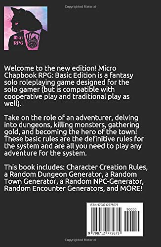 Micro Chapbook RPG: Basic Edition Rules