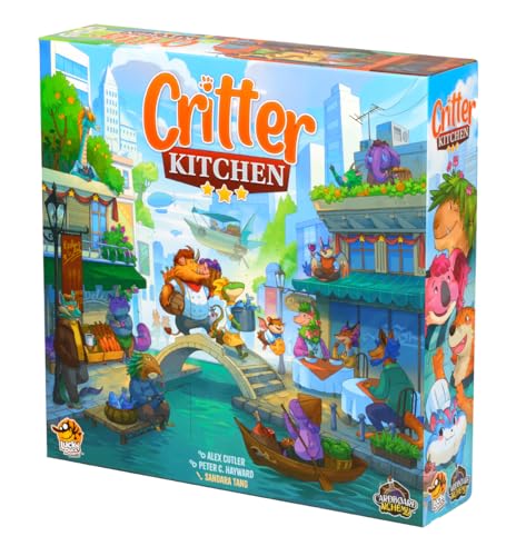Lucky Duck Games Critter Kitchen | Strategy Game | Chefs Compete for a Restaurant Critic | 1-5 Players, Ages 12+