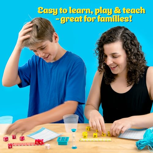 Thames & Kosmos Dice Words | The Refreshingly Fun Word Game | Roll, Spell & Score | Skill, Luck & Speed | 2–4 Players | Ages 8+