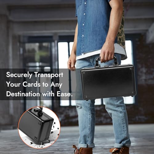 Top Loader Storage Box, Graded Card Storage Boxes, Trading Card Organizer Cases, PSA Card Case Slab Case Holder for Sports Cards, Holds 125+ Top Loaders - size: 1 Row